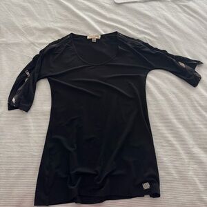 Burberry Black Women's Blouse with Sleeve Details